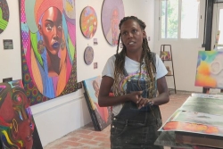 SÉ LA KAY NOU. Jessy Monlouis, alias Doudou Style, expose son art aux Trois-Îlets