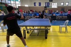 Le tennis de table à la fête à l'Open Océan indien de Saint-André