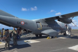 Mirage 2000-D et 2000-5, avion ravitailleur MRTT et CASA, les forces armées françaises à l'exercice dans le ciel de La Réunion