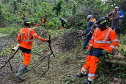 Des ouvriers en insertion œuvrent à la restauration du lac Karihani