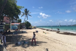 Plage de la Datcha au Gosier : la baignade de nouveau autorisée