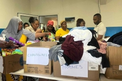 L'association Nayma a débuté la distribution des colis de Saint-Pierre-et-Miquelon auprès de la population Mahoraise