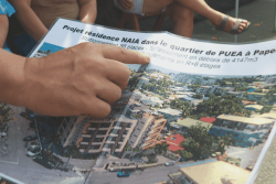 À Puea, un projet immobilier de six étages mobilise et inquiète les habitants