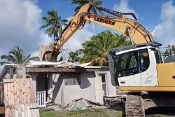 Démolition d’une maison illégale à Capesterre-Belle-Eau : l’État fait respecter la règle des 50 pas géométriques