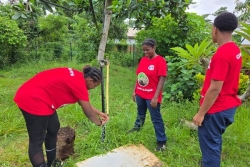 À Coconi les cadets de la gendarmerie mobilisés pour la reforestation