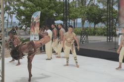 Une cérémonie d'hommage aux ancêtres au jardin de la Liberté de Saint-Denis