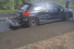 Accident sur la route de Bologne à Basse-Terre : cinq personnes impliquées, dont un enfant