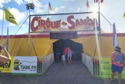 Un acrobate légèrement blessé lors d’une représentation du cirque de Samoa à Moorea ce dimanche