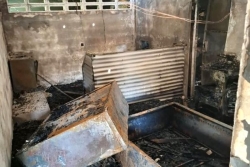 À Bourail, le local du comité de foire a été incendié