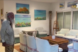 Le peintre Roland Richardson, mémoire vivante de Saint-Martin