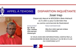 Un homme de 65 ans recherché à Baie-Mahault : avez-vous vu José Irep ?