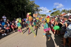 EN IMAGES. Carnaval de Martinique 2026 : explosion de couleurs au Robert avec le Capit'All Show