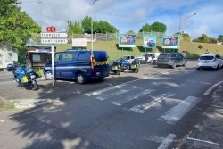 Des contrôles routiers en cours provoquent d'importants embouteillages sur les routes de Martinique 