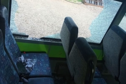 Caillassage à Sada : Huit bus scolaires à l'arrêt dans le centre de Mayotte