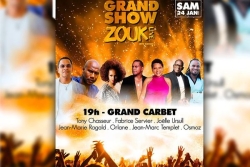Une pléiade d’artistes pour la 2e édition du Grand Show Zouk Live au Grand Carbet à Fort-de-France