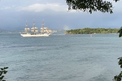 Le trois-mâts norvégien Sørlandet fait escale à Pointe-à-Pitre pendant deux jours