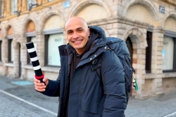 Pour réaliser son défi "Viens on bouge !", Nordine Attab traverse la France grâce au mouvement des autres