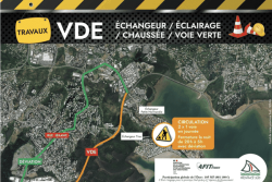 La voie de dégagement est en travaux à partir de ce lundi