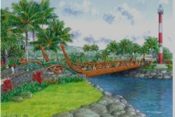 Front de mer Papeete–Faa’a : une passerelle en forme de pirogue et un nouveau circuit piétons-vélos
