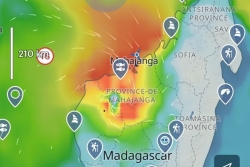 Cyclone tropical Fytia : plusieurs quartiers inondés et des arbres déracinés dans la ville malgache de Majunga 