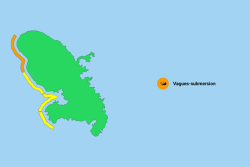 Le littoral Nord Caraïbe, du Carbet au Prêcheur, placé en vigilance orange pour vagues-submersion