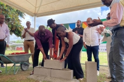 Le village de l'inclusion pose sa première pierre à Sinnamary