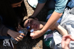 Des heurts entre police et manifestants pro palestiniens durant la visite du président israélien en Australie