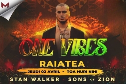 Stan Walker et Sons of Zion de retour à Tahiti, pour la première fois à Raiatea