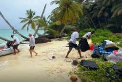 Île Maurice : quatre Chagossiens débarquent sur l'île de Peros-Banhos aux Chagos