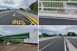 Détruit par la tempête Fiona en 2022, le pont de Sainte-Claire enfin reconstruit... en mieux !
