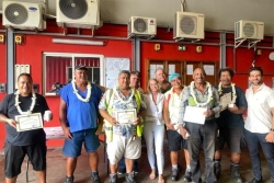 Sept salariés de SAT Nui décorés après près de 40 ans de service