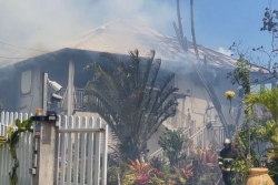 Incendie d’un ensemble immobilier privé à Goyave, en pleine pénurie d'eau : "Toute une vie a basculé en quelques minutes"