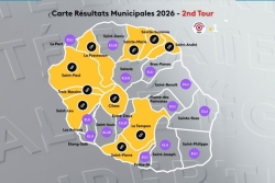 CARTE. Résultats 2nd tour Municipales 2026 à La Réunion : retrouvez les scores des maires élus par commune