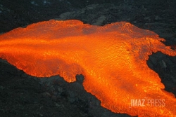 Éruption du Piton de la Fournaise : brusque diminution de l'activité du volcan