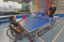 PORTRAIT. Quand le para-tennis de table adapté est un revers contre le handicap