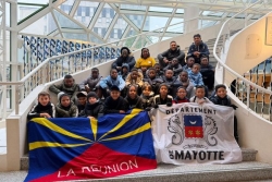 Les jeunes de l’AS Sada au Parc des Princes pour le match PSG–Toulouse en Ligue 1