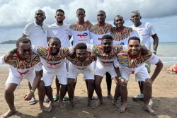 C'est parti pour le 21ème Beach-foot entreprises sur la plage de Sakouli !