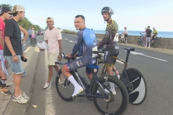Anthony Pothin remporte le titre de champion de La Réunion de cyclisme contre-la-montre