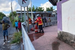Un incendie se déclare ce matin dans une maison de Pamandzi