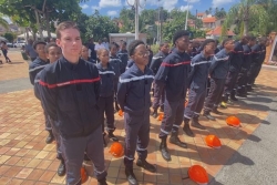 VIDEO. Congrès territorial des sapeurs-pompiers : les jeunes recrues à l'honneur