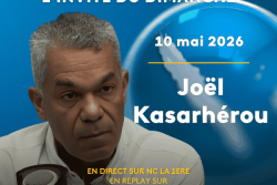 Joël Kasarhérou est l'invité du journal télévisé de ce dimanche 10 mai