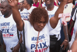 Fête du drapeau haïtien : la diaspora mobilisée en Guyane pour dénoncer la crise en Haïti