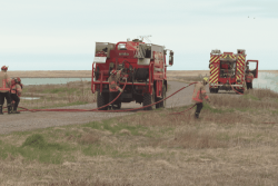 Une formation "Feux de forêt niveau 1" pour 8 sapeurs-pompiers de Miquelon 