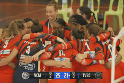 REPLAY. Les volleyeuses de M'tsapéré s'imposent 3 sets à 0 contre Tchanga en finale des play-offs