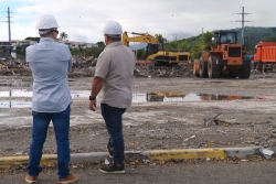 Le site commercial Kenu-In de Dumbéa entre déblaiement et reconstruction
