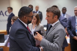 Emmanuel Macron apporte son soutien au Guyana concernant la dispute territoriale avec le Venezuela