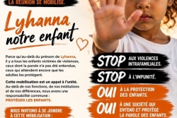 Mort de Lyhanna : une mobilisation citoyenne aussi organisée ce lundi à La Réunion