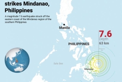 Séisme de magnitude 7,8 aux Philippines : des milliers d'habitants évacués en Indonésie, aucun risque pour la Polynésie 