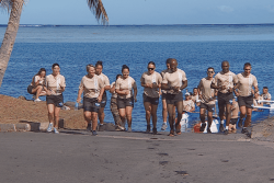 Opération « Avec nos blessés » : le RSMA fait le tour de Tahiti en relais