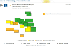 Vague-submersion : vigilance orange aux îles du vent, Australes Centre et Ouest et Rapa